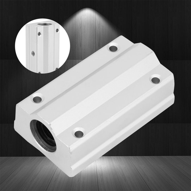 ANGGREK Linear Ball Bearing Block, Aluminum Alloy Slide Block, For High Speed Mute Equipment
