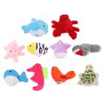 thumbnail image 1 of KAKOWELY 10pcs Sea Animals Finger Puppets Set,4.72"X3.94"X1.57", 1 of 4