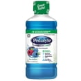 thumbnail image 1 of Pedialyte AdvancedCare, Liquid Electrolyte Solution, Blue Raspberry, 1L Bottle, Electrolyte Replacement Oral Rehydration Solution, 1 of 8