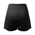 thumbnail image 5 of WILLBEST Jeans pour Femmes, Jupe-Short Asymétrique Froncée, Shorts Décontractés Taille Haute, 5 of 5