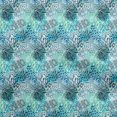 thumbnail image 1 of oneOone Rayon Turquoise Green Fabric Animal Skin Craft Projects Decor Fabric Printed By The Yard 56 Inch Wide, 1 of 4