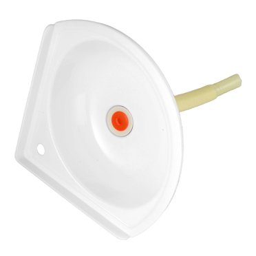 Household Plastic Wash Basin Wall-Mounted Mini Sink For Apartment Dwellers 31.00X31.00X12.00CM Space-Saving Design 1Set