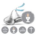 thumbnail image 1 of Darling Souvenir DIY Sacrament Baptism Theme&nbsp;Stickers chocolate&nbsp;Candy Labels 190 Pcs-Gray, 1 of 2