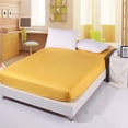 thumbnail image 1 of 1200 Thread Count 100% Egyptian Cotton 3-Piece Fitted Sheet ( 1 Fitted Sheet + 2 Pillow Covers) 15 Inches Deep Pocket Size Stripe Pattern, 1 of 4