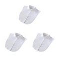 thumbnail image 4 of QualitChoice Simple Design Solid Color False Collar Formal Fashion Chiffon Fake Half Shirt Decorative Detachable Lapel Clothing Decor White Round 3PCS, 4 of 6