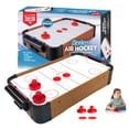 thumbnail image 1 of Tradeopia Mini Air Hockey Table Game, Portable Tabletop Hockey Game with Motor, 2 Strikers & 2 Pucks, 1 of 8
