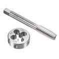 thumbnail image 1 of Unique Bargains Metric Tap and Die Set Machine Thread Screw Tap with Round Die M10 x 1.5mm, 1 of 6