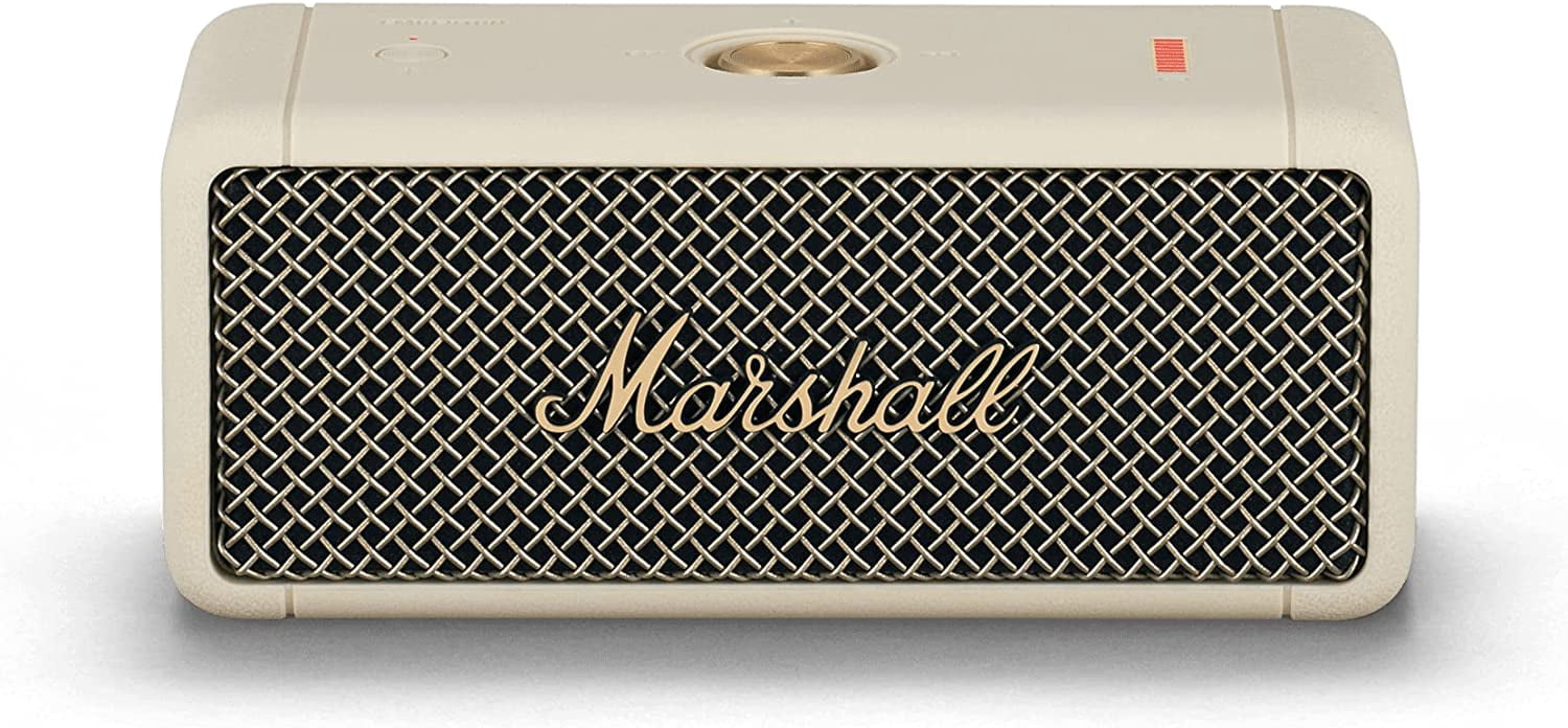 Marshall Emberton Portable Bluetooth Speaker, IPX7 Waterproof, 20+