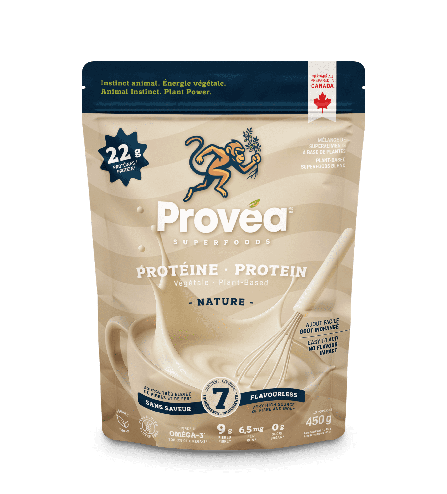 22 No Powder Provea Superfoods Plant-Based Protein Powder, Flavorless, 22g Protein ...