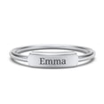 thumbnail image 1 of Bague Barre Gravable, 1 of 4