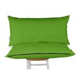thumbnail image 1 of Vargottam Indoor/Outdoor Polyester Fabric Lumbar Pillow With Insert, All-Weather Waterproof Decorative Throw Pillow for Patio Furniture-Set of 2 - Green, 1 of 7