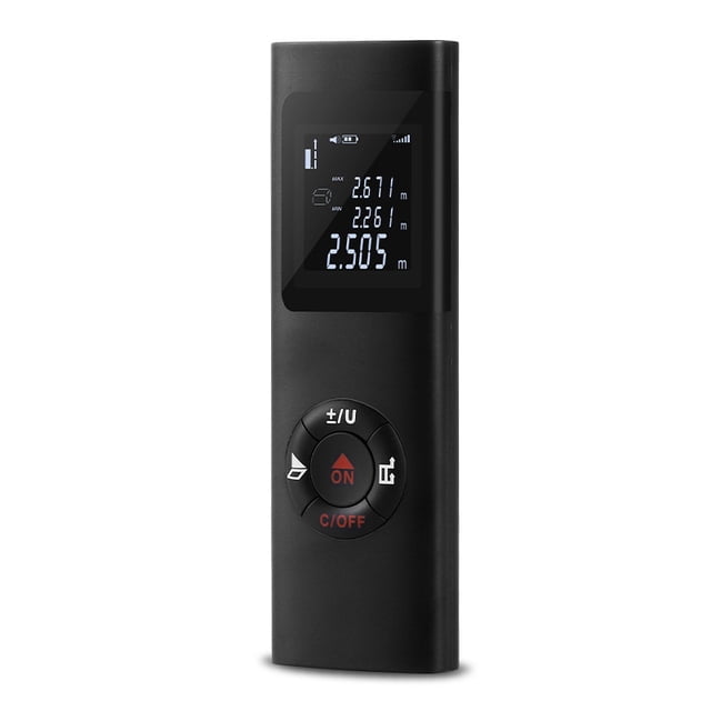 40/60/80m Portable Mini Telemetre Laser Rangefinder Diastimeter Digital Laser Range Finder Rechargeable Laser Distance Meter (40M)