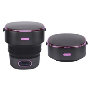 Mini Lave-linge portable, automatique 13L Lave-linge pliable avec tuyau d'évacuation pour les vêtements de bébé, sous-vêtements, chaussettes, petite laveuse pour les dortoirs, appartements, camping