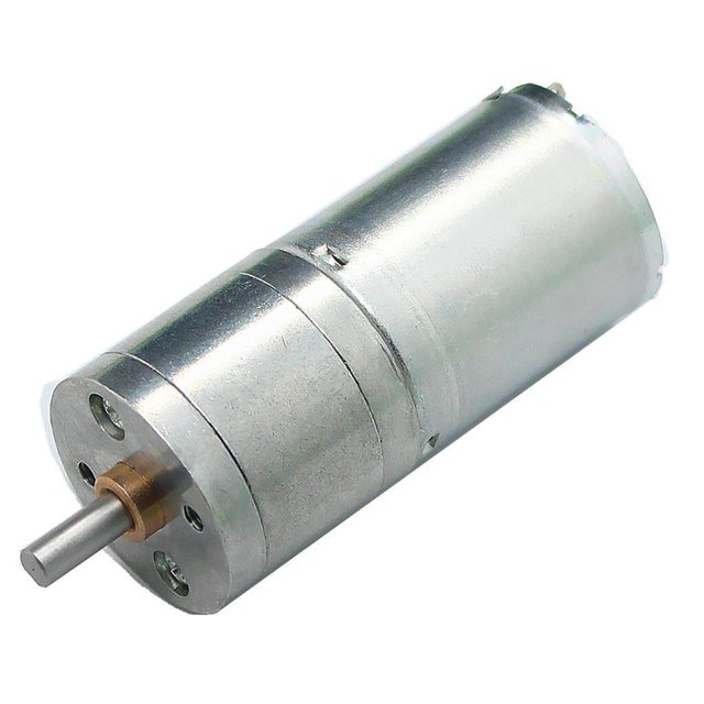 ziyahi Silver JGA25-370 Miniature DC Gear-Box Reducer Electric Motor 6V 280RPM