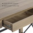 thumbnail image 2 of Homylin Bureau d'ordinateur en bois rustique avec tiroir de rangement 44", 2 of 7