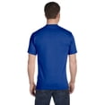 thumbnail image 2 of Hanes Mens 5.2 oz HEAVYWEIGHT Short Sleeve T-shirt, M, Deep Royal, 2 of 4