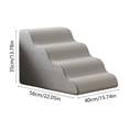 thumbnail image 3 of Deeceymbur Foam Pet Stairs for Dogs Cats Non Slip Surface Washable Cover Portable Step Ramp Supportive Design for Senior Small Medium Pet Indoor Rest, 3 of 6
