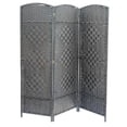 thumbnail image 1 of 3 Panel Woven Bamboo Screen (Micah), 1 of 1