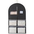 thumbnail image 4 of Self Compression Zipper Hanging Garment Bag for Travel and Closet Organization Free Storage Cover with Hanger for Down Coats, 4 of 4