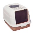 thumbnail image 2 of GROWTH TANK Enclosed Cat Litter Box Kitten Litter box Litter Tray Foldable Large Detachable Orange, 2 of 9