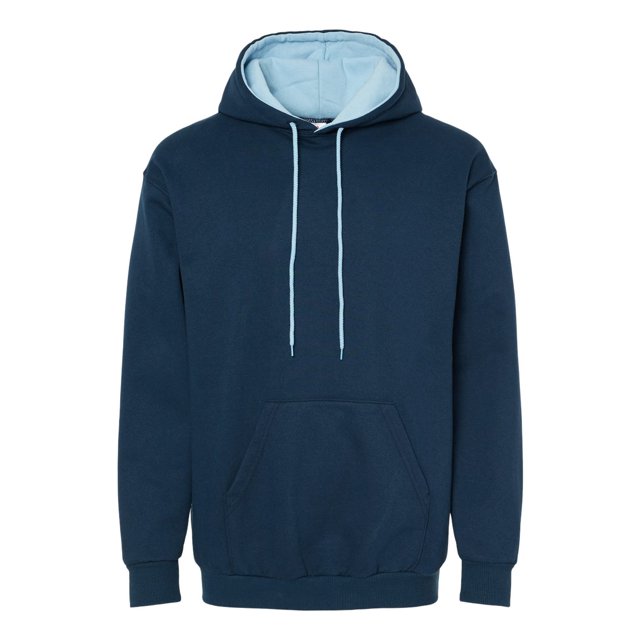 King Fashion KF9041 Two-Tone Hooded Sweatshirt