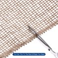 thumbnail image 4 of Unique Bargains PP Burlap Mesh 10' x 10 Yards Decorative Wrapping Ribbon, Flaxen 1 Roll, 4 of 5