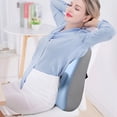 thumbnail image 1 of KER Ergonomic Lumbar Support Cushion For Chair Back Comfortable Seat Pillow For Long Sitting And Sleeping, 1 of 6