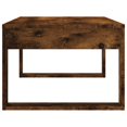 thumbnail image 3 of vidaXL Coffee Table Smoked Oak 102x50x35 cm Engineered Wood, 3 of 5