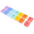 thumbnail image 3 of Travel Pill Box Pill Box Organizer Medication Pill Box Vitamin Container Pill Container, 3 of 9