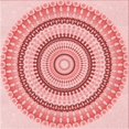 thumbnail image 1 of Ahgly Company Tapis de Zone Carré Orange Lavable en Machine, 6 Pieds Carré, 1 of 7
