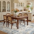 thumbnail image 4 of UERMEI 6'x9' Area Rugs for Living Room, Washable Non Slip Indoor Rug for Bedroom Home Decor Carpets, Modern Abstract Printed Carpet, Blue, 4 of 10