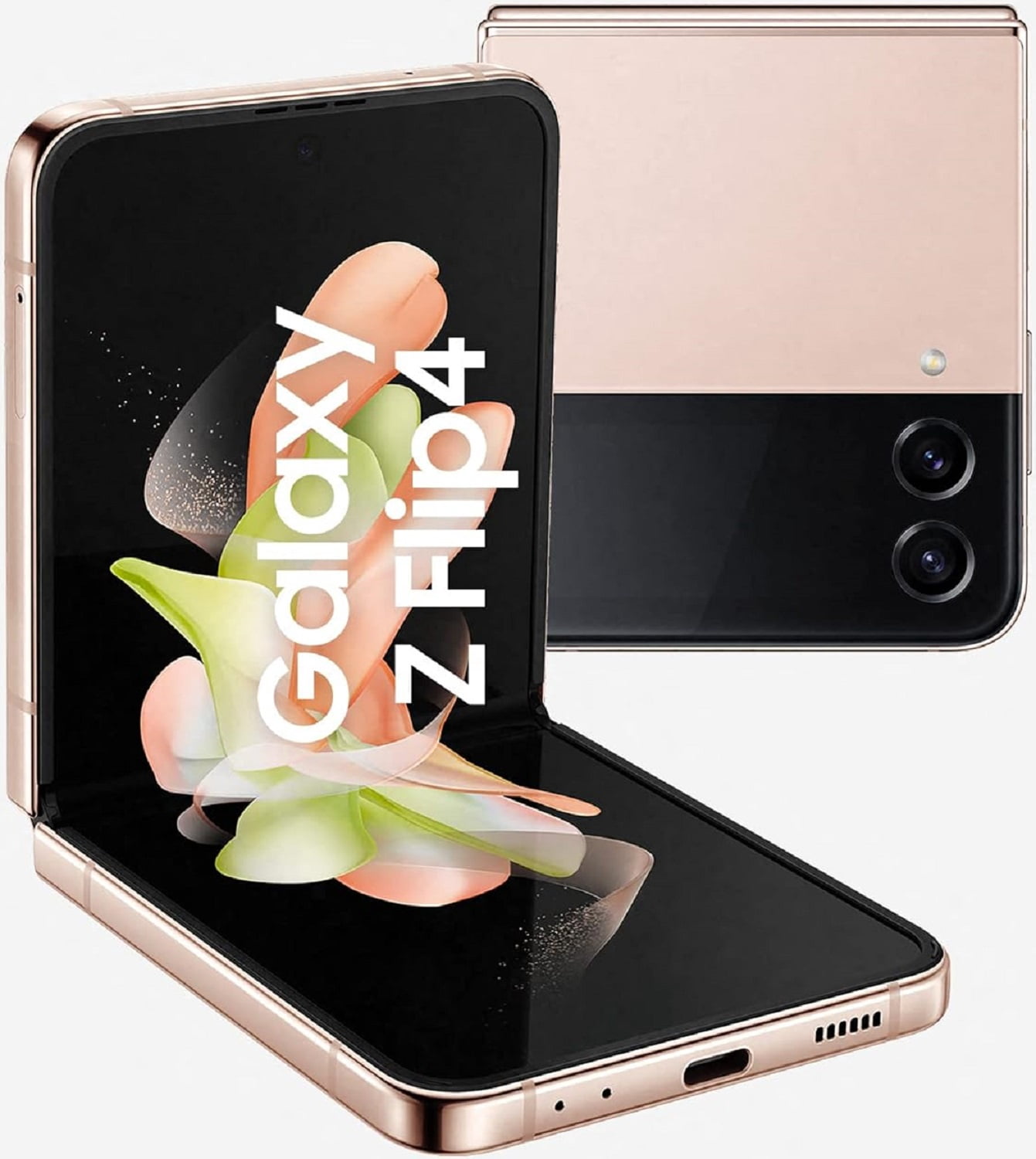 Refurbished Samsung Galaxy Z Flip4 5G - 256GB – Pink Gold – 12MP Dual Rear & 10MP Front Camera - Fully Unlocked Smartphone - Excellent Condition