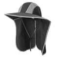 thumbnail image 1 of Tignapoo Chapeau de Protection Solaire Léger et Ajustable avec Grand Bord et Rabat de Nuque - Idéal pour les Activités de Plein Air comme la Plage, la Randonnée et le Camping, Offert en Gris Foncé et d'Autres Couleurs, 1 of 6