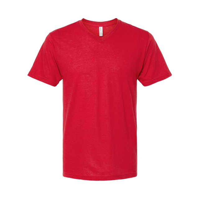 M&O 3543 T-Shirt Col en V Mélange Deluxe