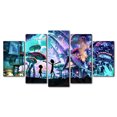 thumbnail image 2 of Canvas Painting 5 Pieces Poster Picture For Living Room Home Decor Wall Art Gift, 2 of 5