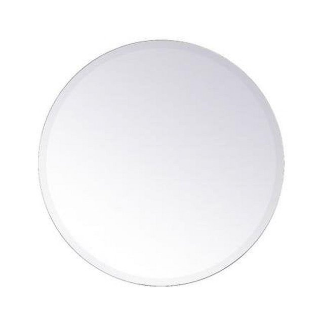 Elegant Decor MR401924 Miroir Rond en Gracie de 24 Po, Clair