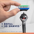 thumbnail image 4 of Gillette Fusion5 ProGlide Razor Refills for Men, 4 Razor Cartridges for FlexBall Razor Handle, 5-Blade Razor Blades, Precision Trimmer for Men, 4 of 14