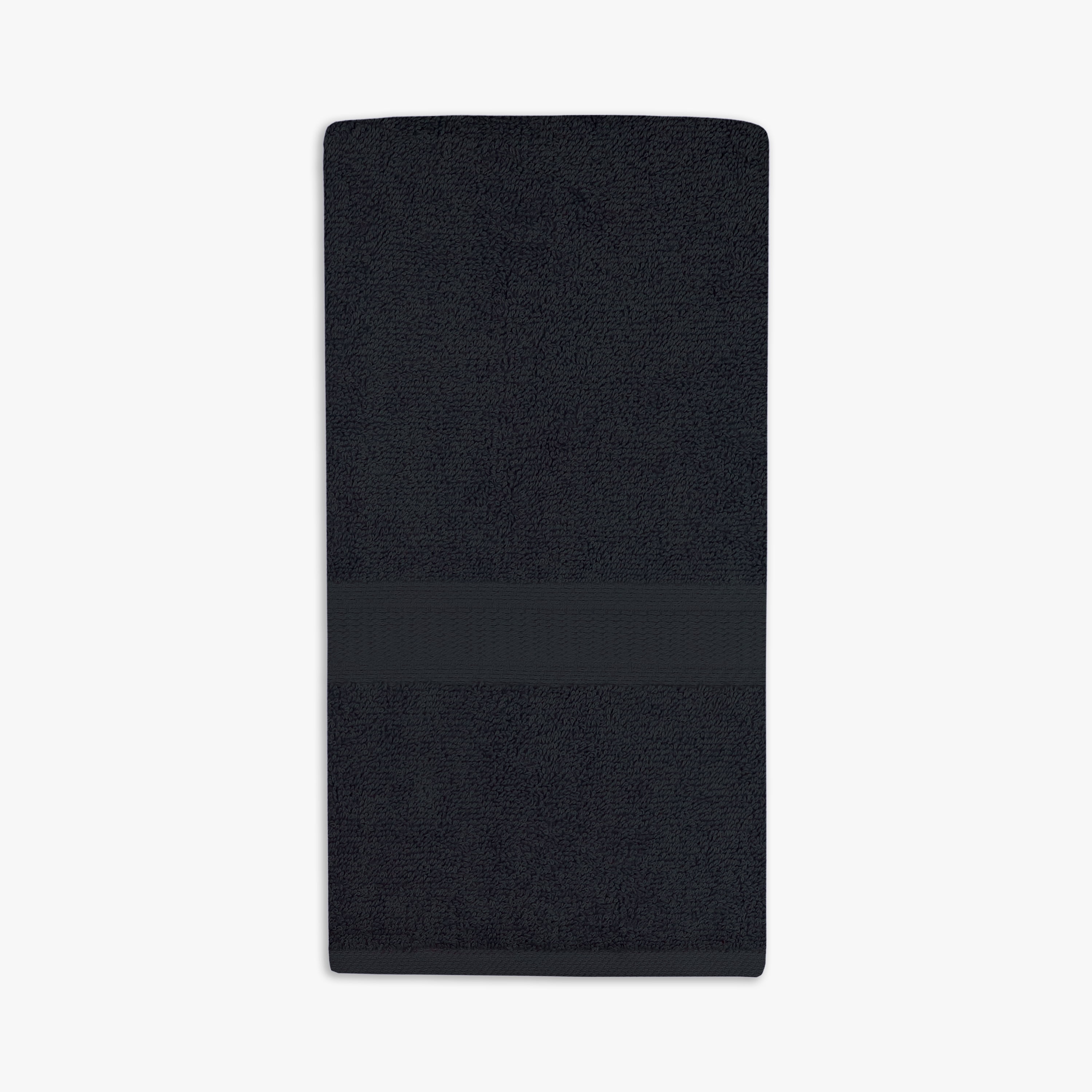 Serviette à mains unie Mainstays Basics, douce et résistante, 100 % coton