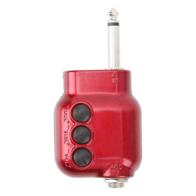 Guitare Pré, Durable Léger 6,35 Mm Plug Guitare Mini Préampli Compact pour Instrument de Musique