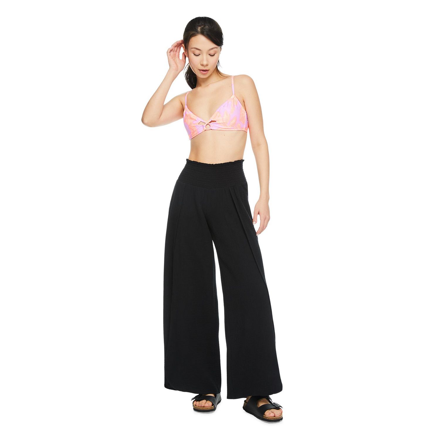Pantalon chiffonné No Boundaries pour femmes