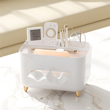 Box of Tissues,Tissue Box Paper Drawe Home Living Room Plastic Remote Control Organizing and Storing Box High-End Dining,Living Room Storage,Ottaman/ for Living Room