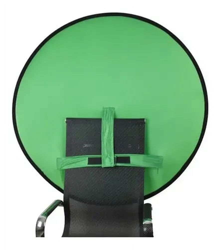 jiarry Portable Webcam Background Green Screen for Video Conferencing 142cm/4.65ft Dual-Sided Green/Blue