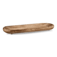 thumbnail image 1 of Bouclair Natural Decorative Mango Wood Plate, 1 of 7
