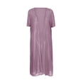 thumbnail image 4 of JUNWELL Robes pour Mère de la Mariée Ensemble Deux Pièces pour Femmes Robe Midi à Imprimé Floral avec Cardigan en Mousseline de Soie Formelle de Fête Sans Manches Grande Taille Robes d'Invitée de Mariage pour Femmes 2024 Tenue de Villégiature, 4 of 5
