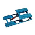 thumbnail image 3 of Milaget Car Lift Model Maintenance Tool 1:64 Scale Decorative Pretend Play Toy Realistic blue Old, 3 of 8