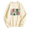 thumbnail image 4 of Pisexur Sweat-Shirt de Noël Décontracté à Manches Longues Col Rond pour Femmes, Chandail Ample et Confortable, Imprimé Mode Festival Automne, 4 of 4