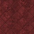 thumbnail image 1 of Ahgly Company Tapis d'Aire Intérieur Lavable à la Machine, Carré, Transitionnel, Rouge, 6 Pieds Carré, 1 of 7