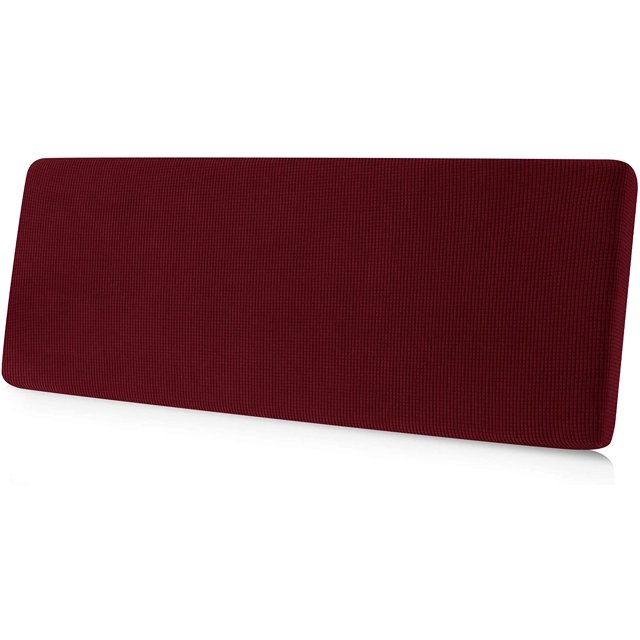CHUN YI 1 Piece Cushion Cover Spandex Stretch Textured Grid Box Cushion Seat Slipcover