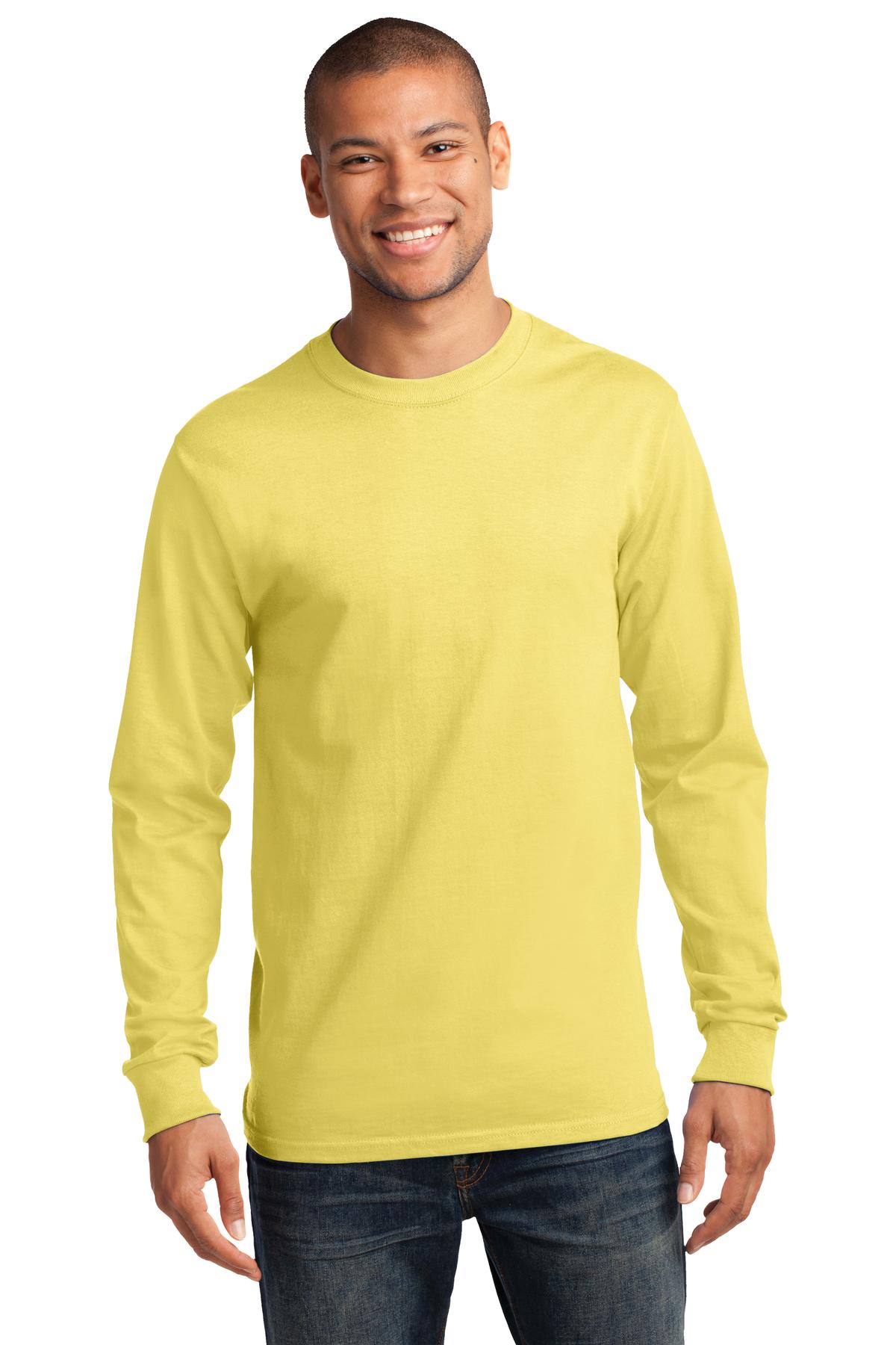 Port & Company T-Shirt Essentiel à Manches Longues pour Hommes PC61LS