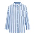 thumbnail image 3 of Xihbxyly Hauts Grande Taille pour Femmes Manches 3/4 Mode Décontractée Imprimé Manches Courtes Col Rond Blouses Chemises Offres Hebdomadaires, 3 of 7